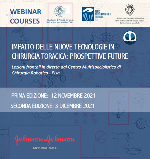 Webinar Courses - Impatto delle Nuove Tecnologie in Chirurgia Toracica: Prospettive Future 