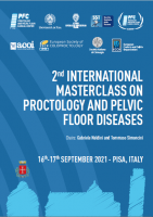 2nd INTERNATIONAL MASTERCLASS ON PROCTOLOGY AND PELVIC FLOOR DISEASES  -  16/17 SEPTEMBER 2021 - PISA - ITALY 