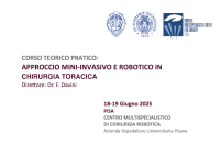 CORSO TEORICO PRATICO: APPROCCIO MINI-INVASIVO E ROBOTICO IN CHIRURGIA TORACICA